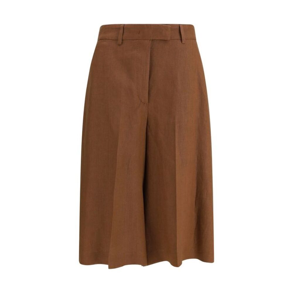 Lardini Brown Viscose Bermuda Women's Shorts